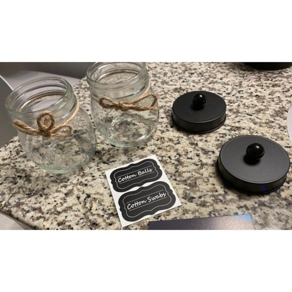 New Bathroom Decor Bathroom Organizers and Storage Qtip Holder Bathroom Set - Picture 2 of 2